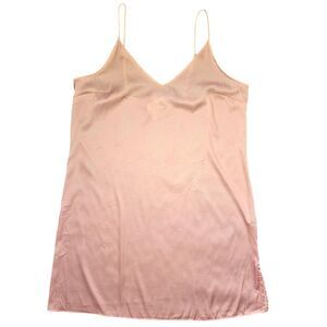 Stars Above Satin Ombre Peach & Pink Night Gown Size M NEW